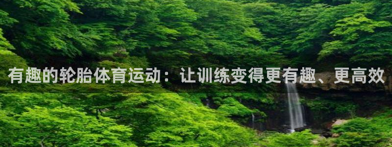 意昂F凯捷凯捷注册：有趣的轮胎体育运动：让训练变得更有趣、更高效